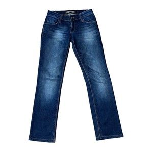 John Richmond Women’s 29 Low Rise Dark Washed Cotton Slim Stretch Denim Jeans